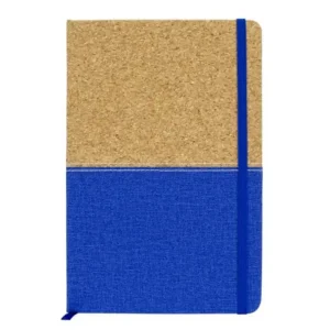 Cuaderno Ecológico Corcho y Tela Azul