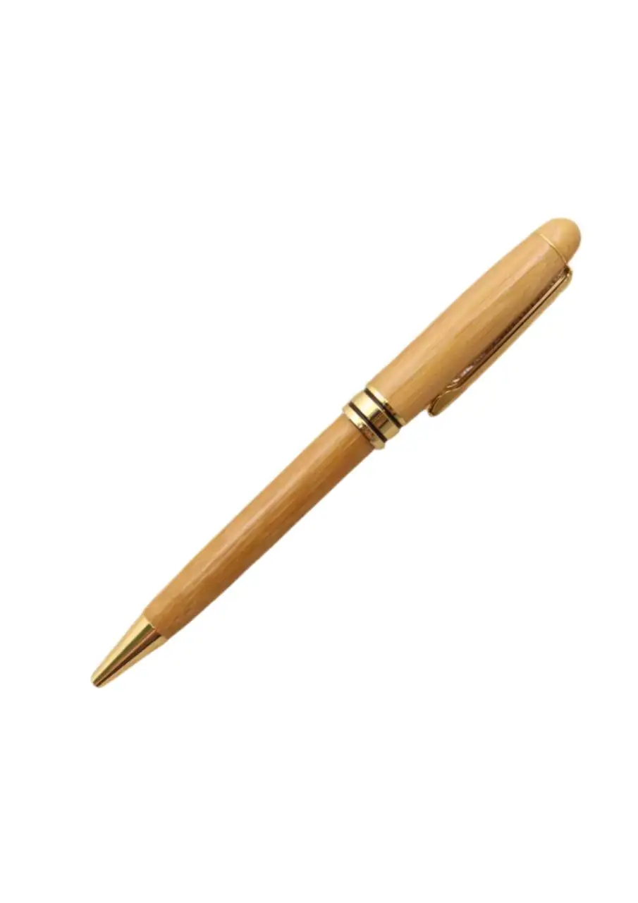 Bolígrafo de bambú natural
