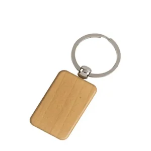 Llavero de bambú natural