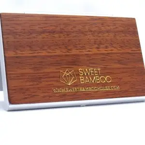 Tarjetero de Madera con Protección RFID
